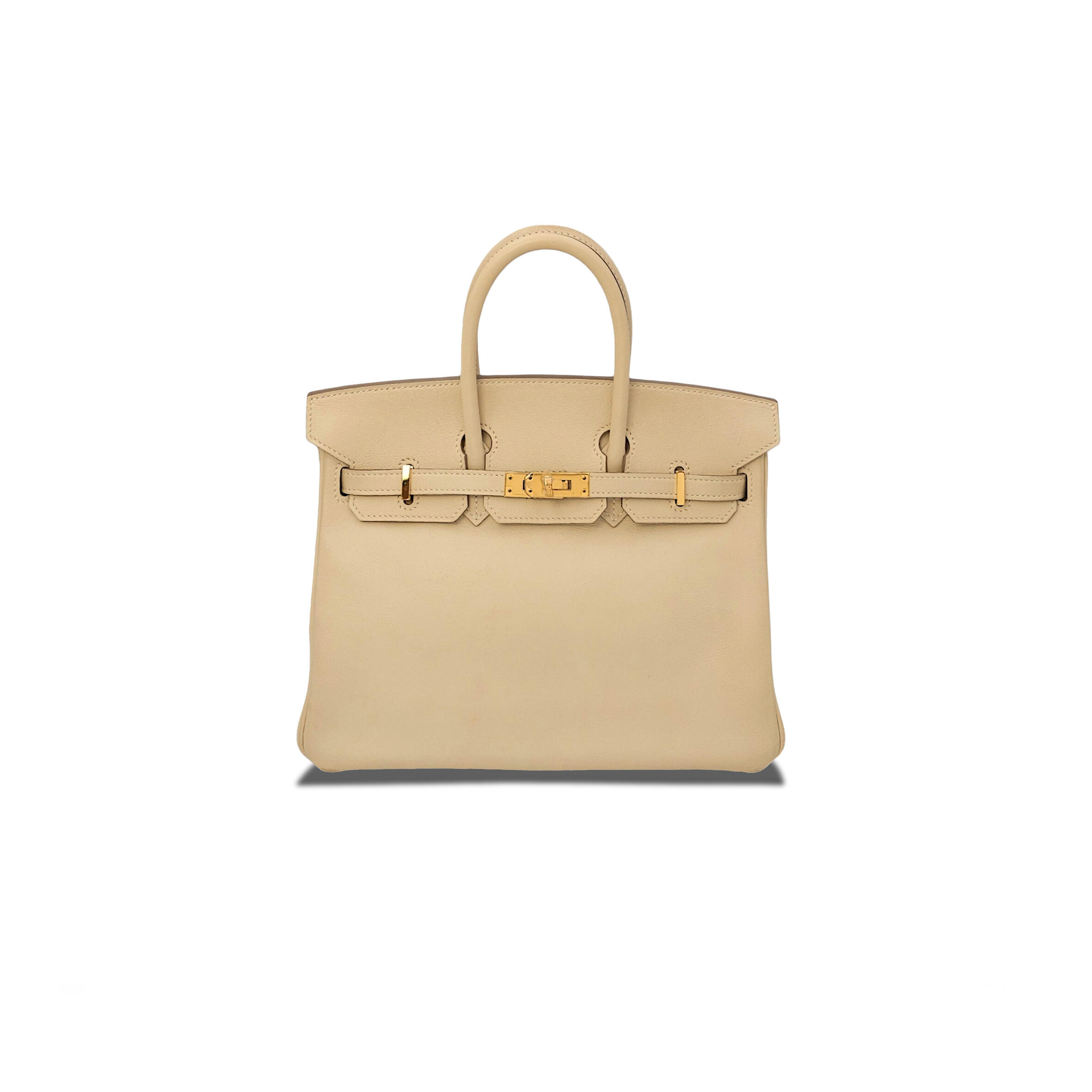 H**mes birkin 30 swift leather trench coat grey gold buttons bag h049362cc01 (30*23*15cm)